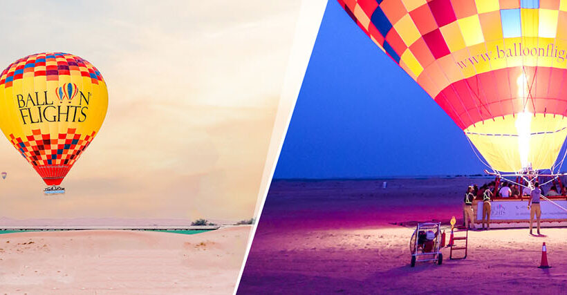 Exotic Sunrise With Balloon Flights From Abu Dhabi