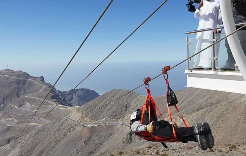 Jebel Jais Zipline From Dubai